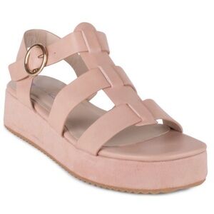 Gloria Vanderbilt Pink Platform Sandals